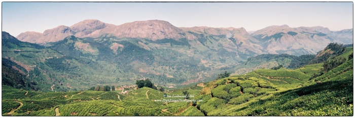 View of Anai-Mudi & the Eravikulam plateau from the east. Scanned from 35mm color negatives.